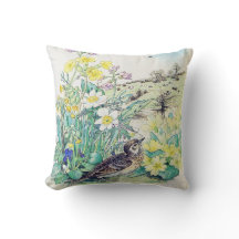 coxim inglês do travesseiro do campo dos animais