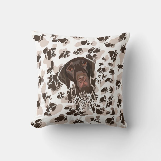 Almofada Coxim remendado e tiquetaqueado do GSP (Frente)