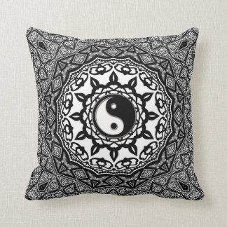 Almofada Coxim tribal da arte da fusão de Yin Yang do