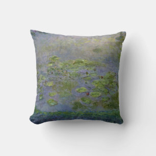 Almofada Coxins de Waterlilies do ~ de Claude Monet