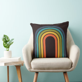 Almofada Cozinha Personalizada Padrão de Teal Laranja Casta