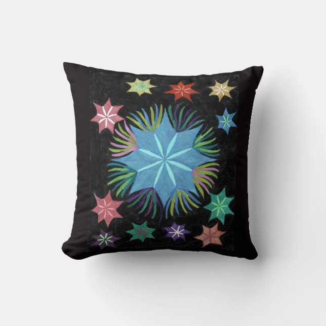 Almofada CozmicninjaStar num arremesso (Frente)