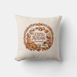 Almofada Cozy Autumn Wreath / Otoño Acogedor