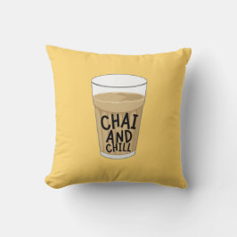 Almofada Cozy Chai Latte Travesseiro decorativo