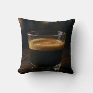 Almofada Cozy Coffee Vibes - Design de Travesseiro minimali