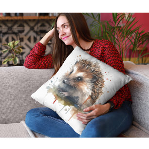 Almofada Cozy Critter: Porco em Aquarela