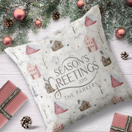 Almofada Cozy Home Christmas Pink ID985