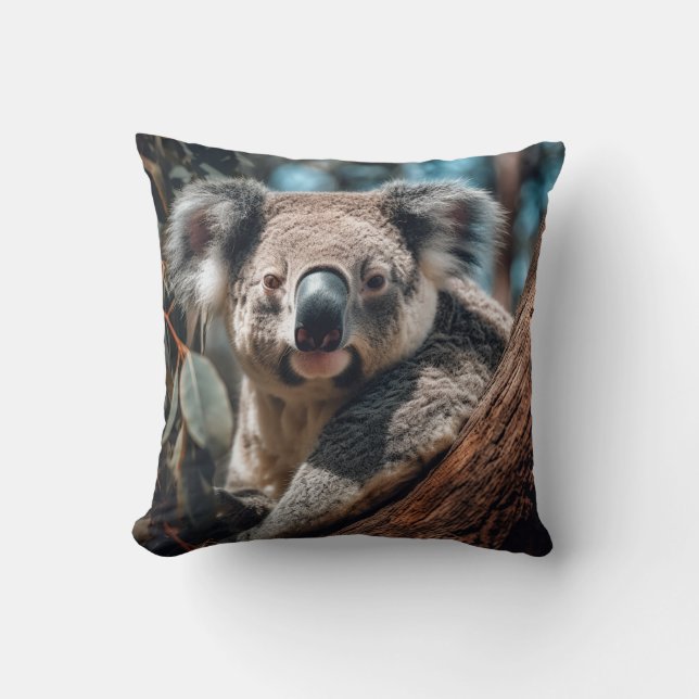 Almofada Cozy Koala: Vida selvagem australiana (Frente)