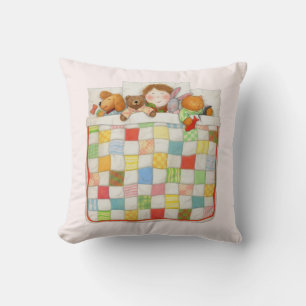 Almofada COZY QUILT Square Travesseiro decorativo - Rosa