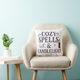 Almofada Cozy Spells & Candelight Purple Pumpkin Travesseir