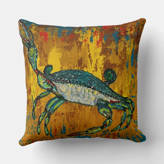 Almofada Crab Throw Pillow (Verso)