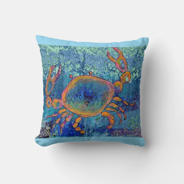 Almofada Crab Throw Pillow (Frente)