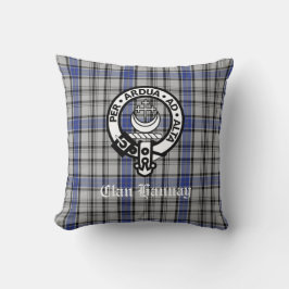 Almofada Crachá de Clan Hannay Crest escocês e personalizad