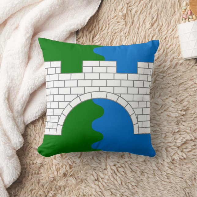 Almofada Crachá de Populace de Pontes Antigas (Cobertor)