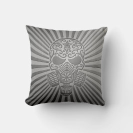 Almofada Crânio apocalíptico do açúcar do cargo, efeito de