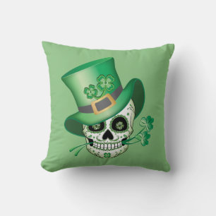 Almofada Crânio De Açúcar Irlandês