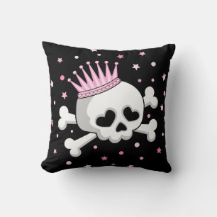 Almofada Crânio de Princesa Bonita