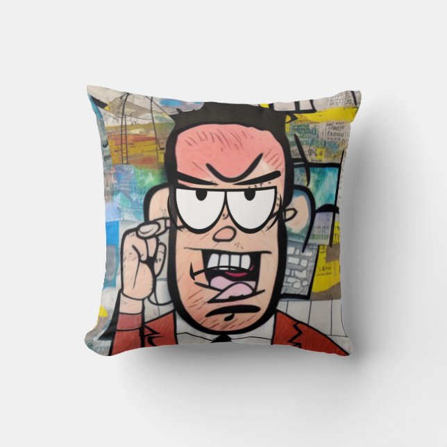 Almofada Cranky Man (Frente)