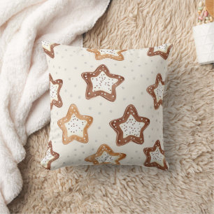 Almofada Cream White Stars Natal