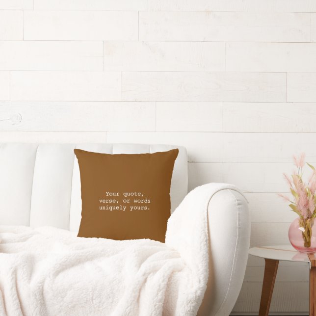 Almofada Create Your Own Warm Neutrals Pillow – Chocolate B (Sofá)