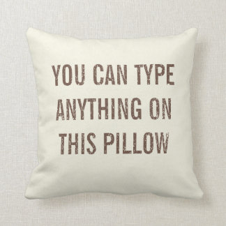 Almofada Creme personalizado afligido