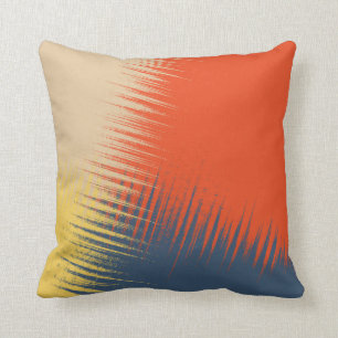 Almofada Creme Vermelho Amarelo Azul