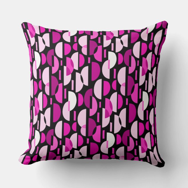 Almofada Crescent Pattern 010921 - Magenta Pink (Frente)