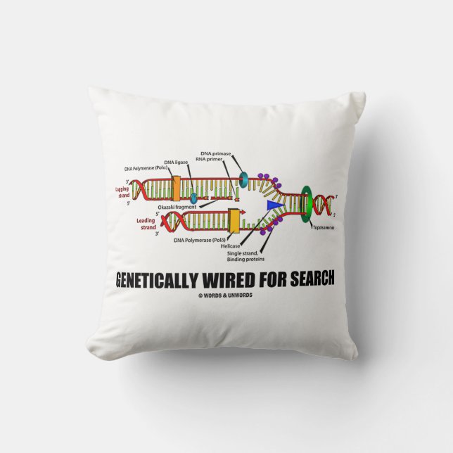 Almofada Criado Geneticamente Para Procurar Humor De Replic (Frente)