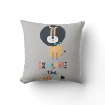 Crianças de Leão de Exploração em Cute