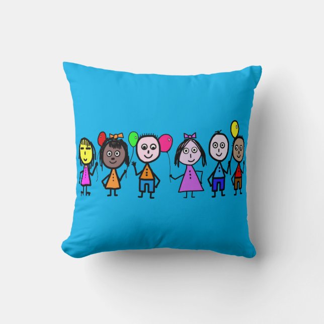 Almofada Crianças do Mundo do travesseiro (Frente)