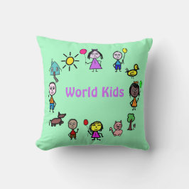 Almofada Crianças do Mundo do travesseiro
