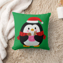 Crianças Pinguins Felizes de Natal Personalizadas