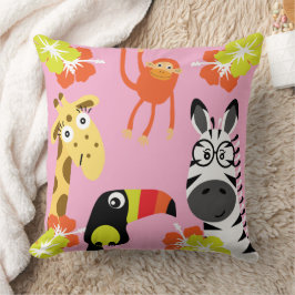 Almofada Crianças Safari Nursery Art Decor