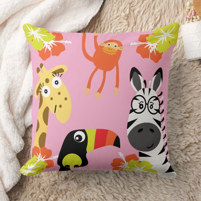 Almofada Crianças Safari Nursery Art Decor (Cobertor)