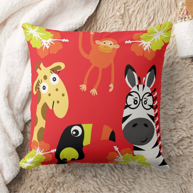 Almofada Crianças Safari Nursery Art Decor (Cobertor)