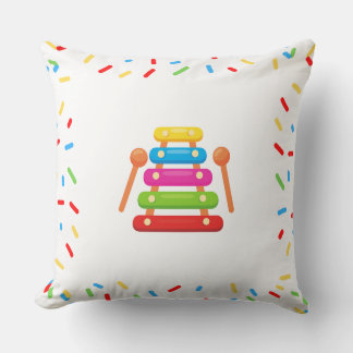Almofada Crianças Xylophone Themed Square Cushion