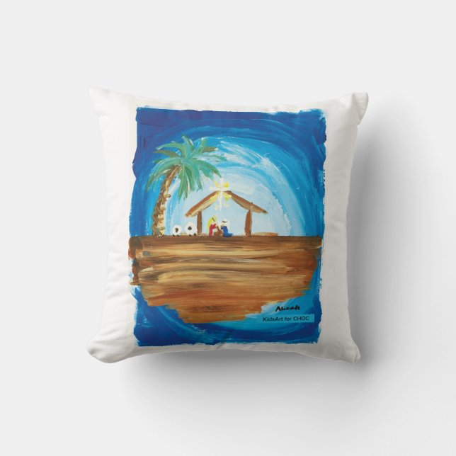 Almofada CriançasArt para Choc - Paz na Terra (Frente)