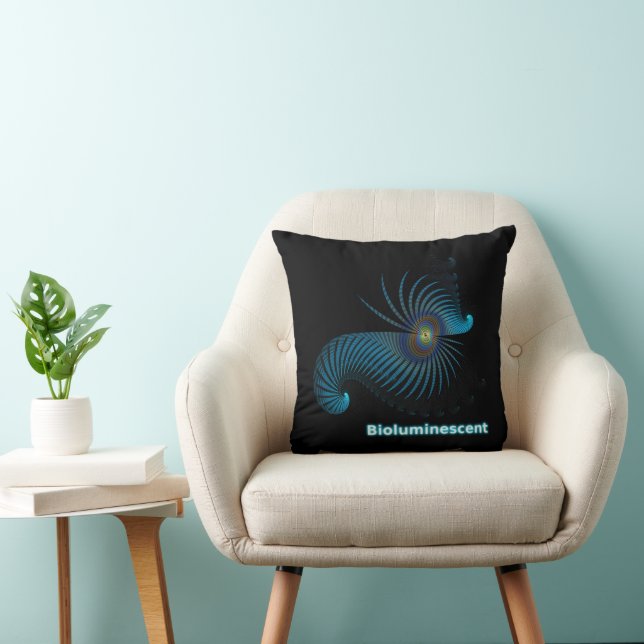 Almofada Criatura Marinha Alienígena Bioluminescente (Cadeira)