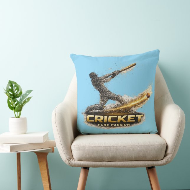 Almofada Cricket Pure Passion Gold Motion Throw Pillow 20x2 (Cadeira)