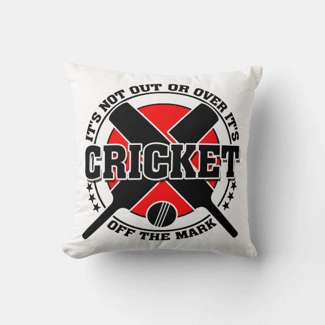 Almofada Cricketer's - Fora do Cushion de Cricket (Frente)