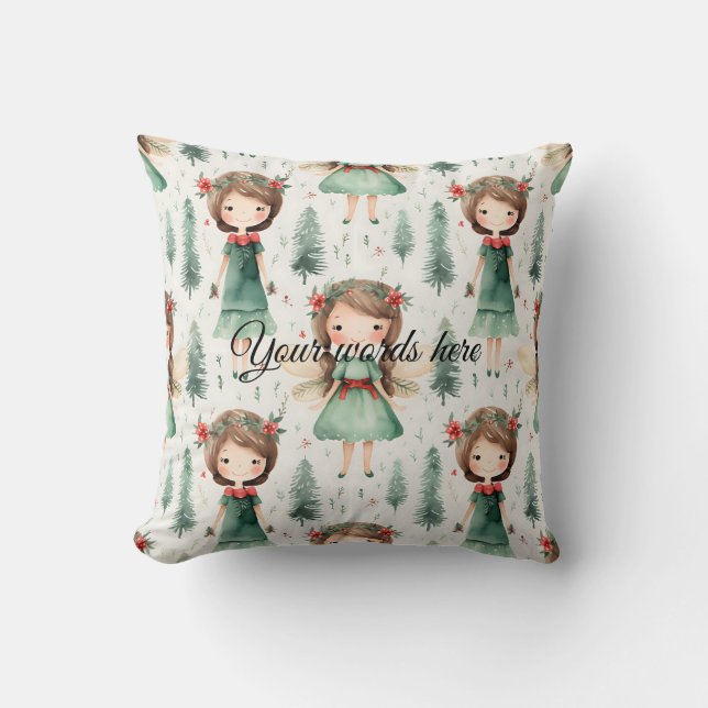 Almofada Crie As Suas Próprias Píxias De Natal (Frente)