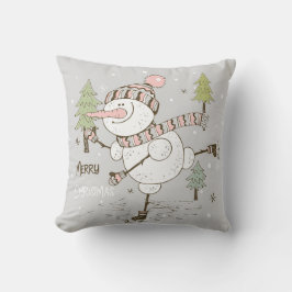 Almofada Crie o seu próprio Natal com neve no gelo