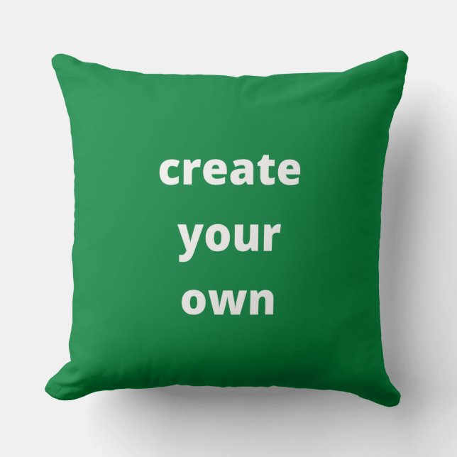 Almofada Crie personalizado sua própria linda família de ch (Frente)