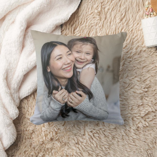 Almofada Crie Seu Próprio Foto Personalizado Mãe e Eu (Cobertor)