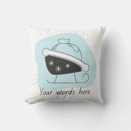 Almofada Crie seu próprio Papai noel Sleigh Bag Natal