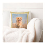 Almofada Crie seu próprio poeta familiar<br><div class="desc">Crie seu travesseiro decorativo de estimação da família com o AMOR — ame os cachorros!! Personalize com suas próprias palavras além da foto memorável do animal de estimação da família para criar este travesseiro decorativo. Que bela ideia de presente para o amante de estimação ou para você mesmo! Qualquer pergunta...</div>
