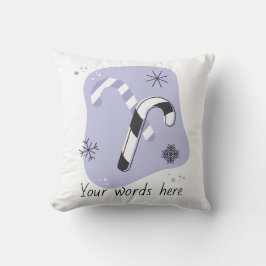 Almofada Crie Seu Próprio Retro Doces Roxos No Natal