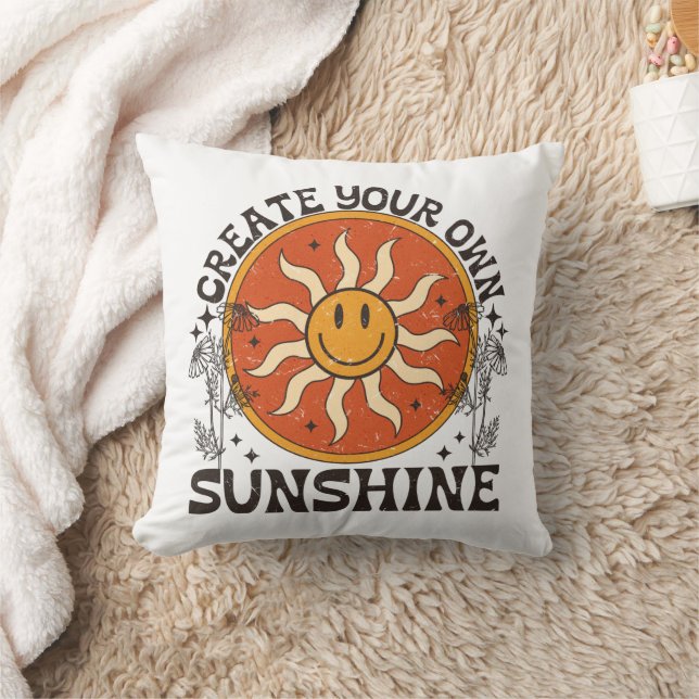 Almofada Crie seu próprio sol (Cobertor)
