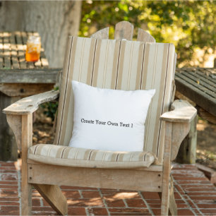 Almofada Crie seu próprio texto Travesseiros impressos supe
