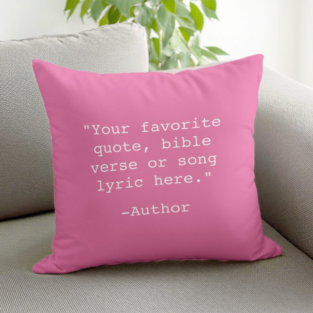 Almofada Crie sua própria cotação (Criador carregado)